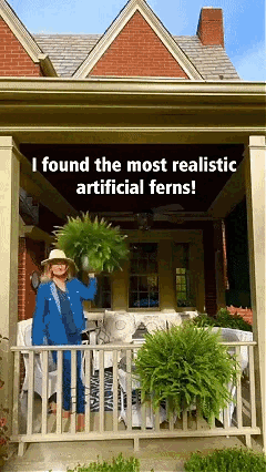 🎁Hot Sale 49% OFF🔥Oversized Pre-Lit Artificial Boston Ferns - No watering, No fading